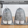 Shoe Bag - Transparent Window Portable Travel Dust-Proof Shoe Bags