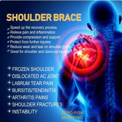 SPOSAFE Shoulder Support Back Brace