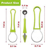 Professional 4 in 1 Watermelon Cutter Stainless Steel