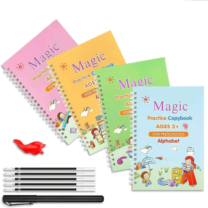 MAGIC PRACTICE COPYBOOK BUY 4 BOOKS GET 4 BOOKS FREE + 2000 FREE WORKSHEET