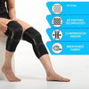 ProFlex Plus Knee Compression Support Sleeves - 1 Pair for Gym, Running, Cycling, Sports, Jogging, and Workouts