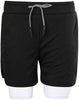 UltraFlex Pro 2-in-1 Running Shorts with Integrated Compression Leggings - Men's Fitness Apparel