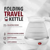 Silicone Foldable Collapsible Electric Water Kettle Camping Boiler