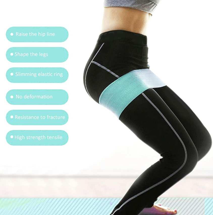 FlexiFit Thigh and Butt Squat Fitness Band - Home Gym Portable Unisex Resistance Band for  Lower Body Workouts