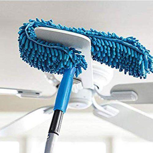 Fan Duster- Flexible Microfiber Cleaning Duster With Extendable Rod