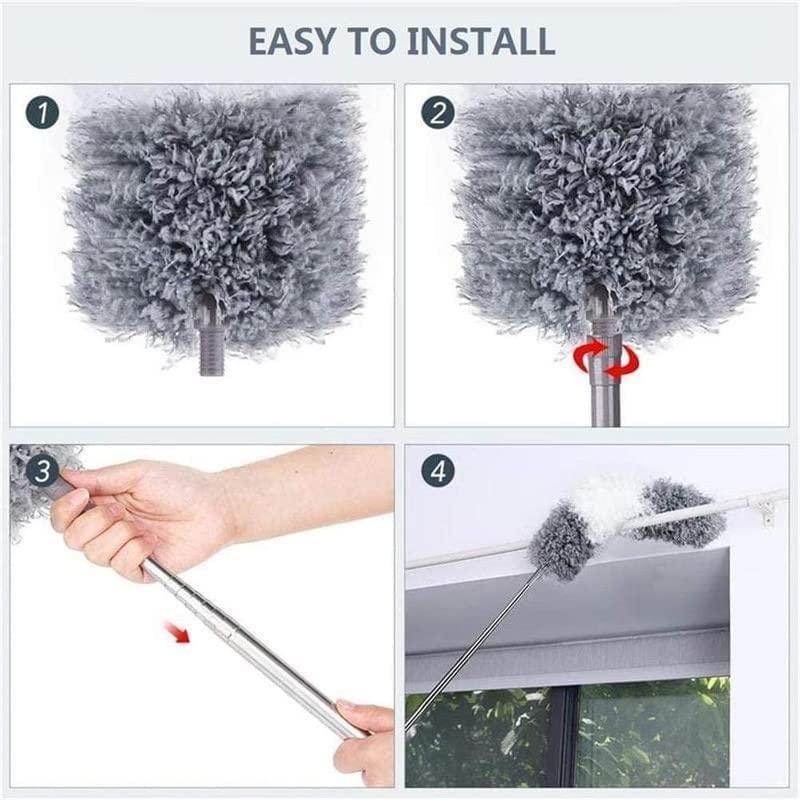 Expandable Pole Handle Washable Duster