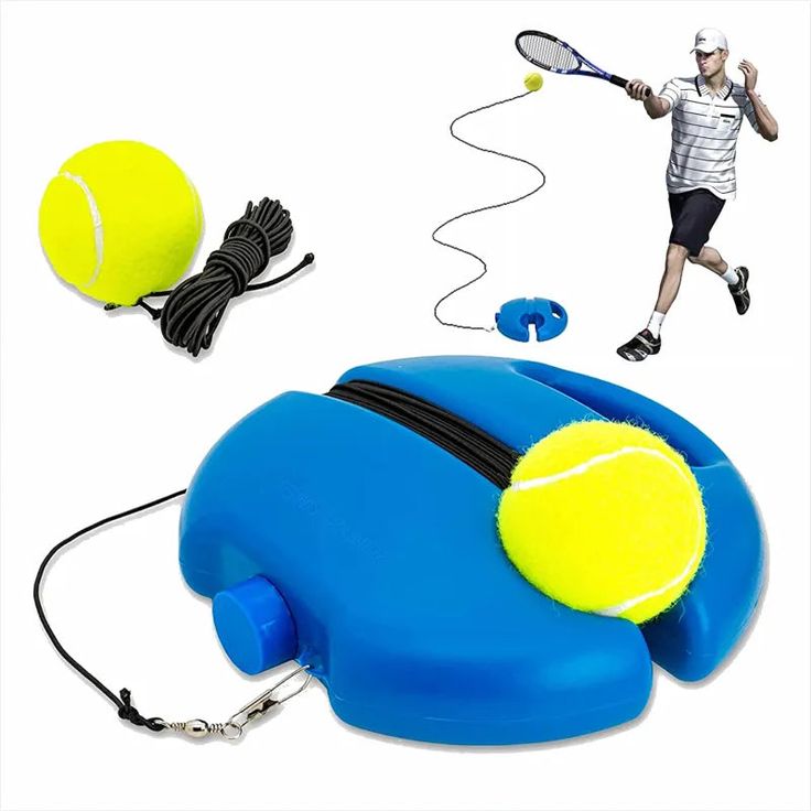 Solo Tennis Trainer Rebound Ball with String for Self Tennis Practice