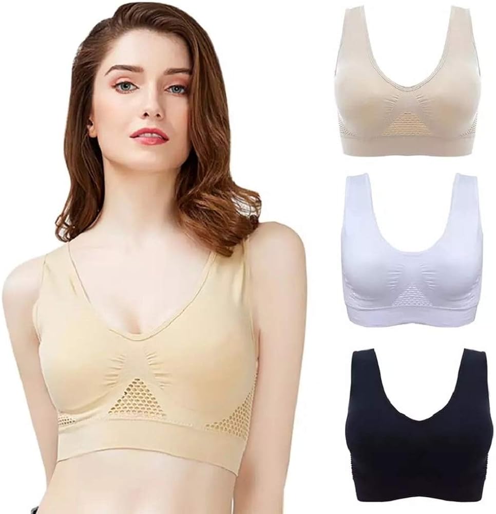 WOMEN'S COTTON SOLID NON PADDED AIR BRA | STYLISH & COMFORTABLE FRONT CLOSURE [ BUY 1 GET 2 FREE ]