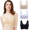 WOMEN'S COTTON SOLID NON PADDED AIR BRA | STYLISH & COMFORTABLE FRONT CLOSURE [ BUY 1 GET 2 FREE ]