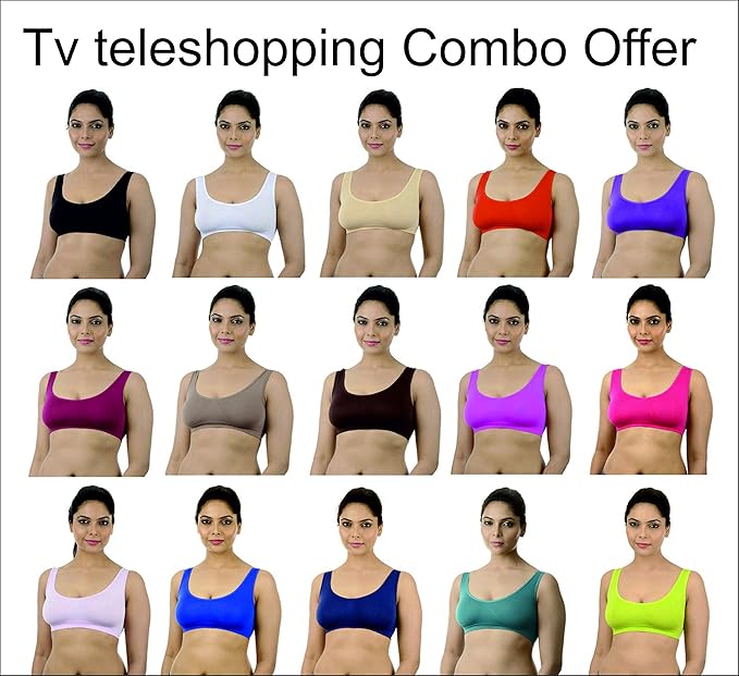 WOMEN'S COTTON SOLID NON PADDED AIR BRA | STYLISH & COMFORTABLE FRONT CLOSURE [ BUY 1 GET 2 FREE ]